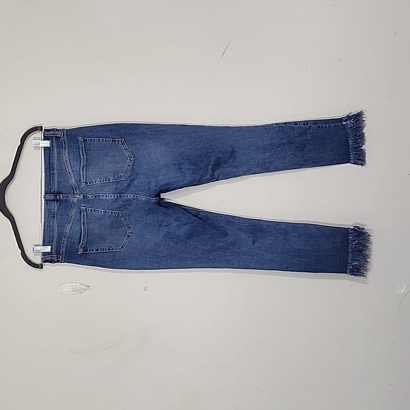Free People Great Heights Frayed Jeans Size 31 - Picture 4 of 8